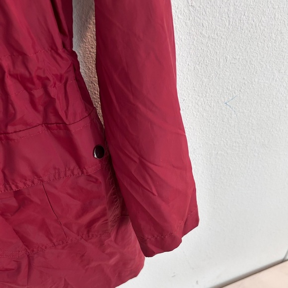 LC Waikiki Outerwear Women’s Rain Jacket Full Zip W Hood Wine Color
Size L - Picture 8 of 14